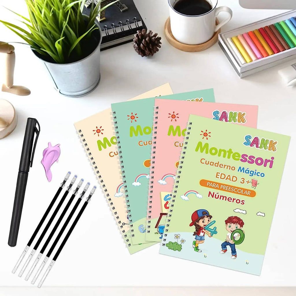 🌈Kit Libros de Caligrafía Mágica Montessori