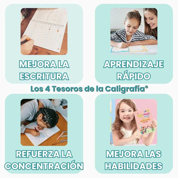 🌈Kit Libros de Caligrafía Mágica Montessori