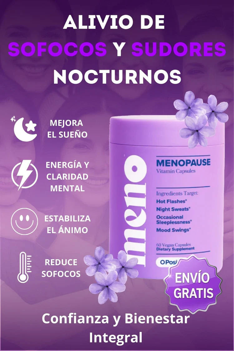 🌸MENO – Bienestar para vivir la menopausia con mayor equilibrio.