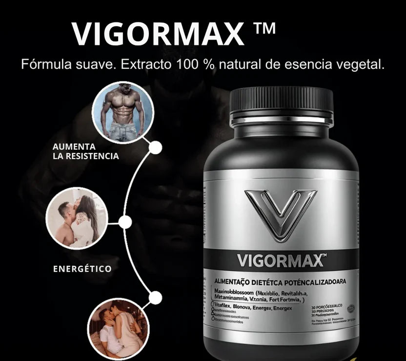 VIGOR MAX –  Energía, fuerza y bienestar masculino!🔥